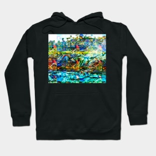 BIODIVERSITY MOSAIC LIZARD | DESIGNING THE BIOSPHERE Hoodie